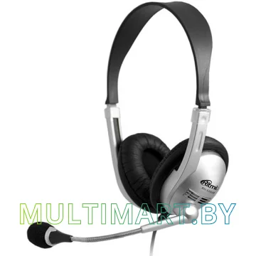 Наушники Ritmix RH-533 USB (серебристый)